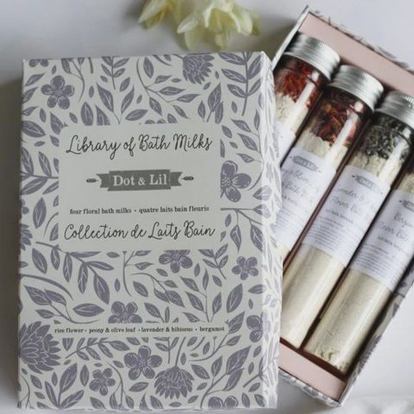 Library Of Bath Milks Gift Set Of Four