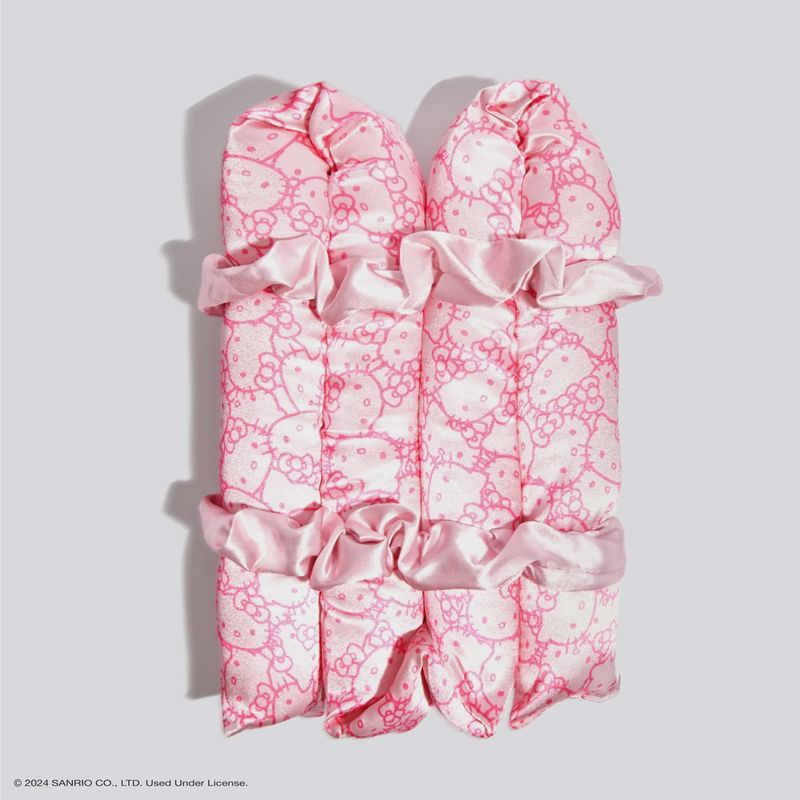 Hello Kitty XL Heatless Curling Set in Hello Kitty Faces