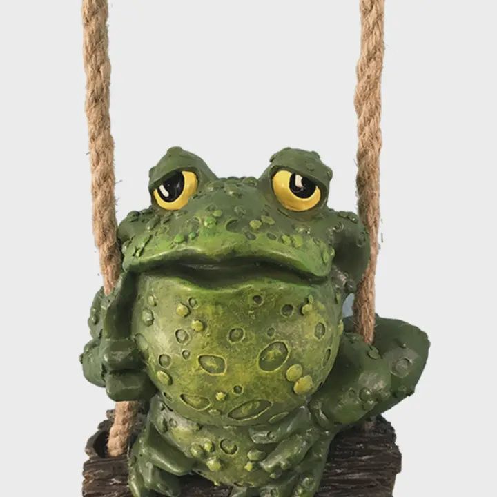 Toad On a Swing Decoration