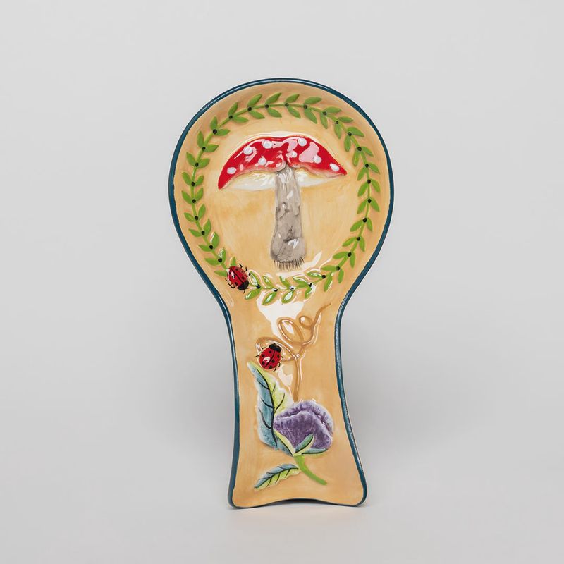 Ceramic Mushroom Spoon Rest