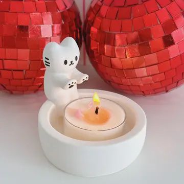 Cat Tealight Candle Holder