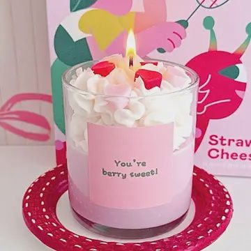 Strawberry You're Berry Sweet Candle