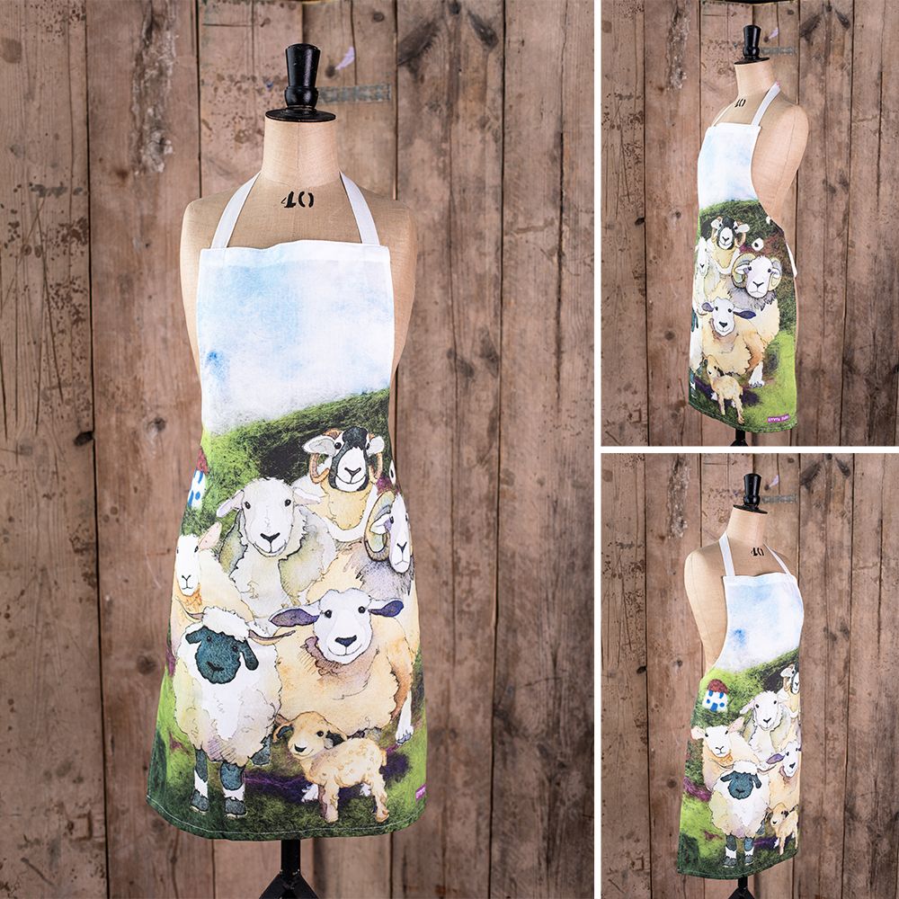 Emma Ball Felted Sheep Apron