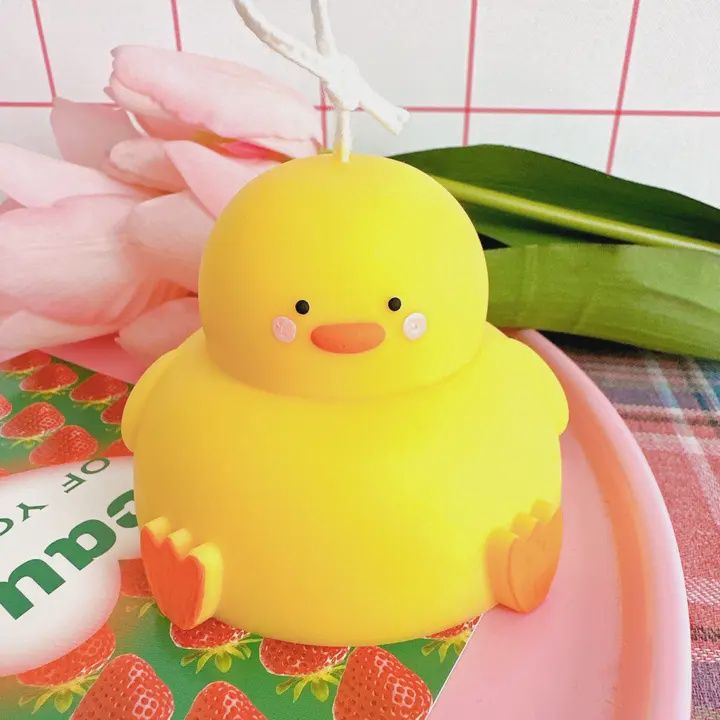 Chubby Duck Candle Yellow