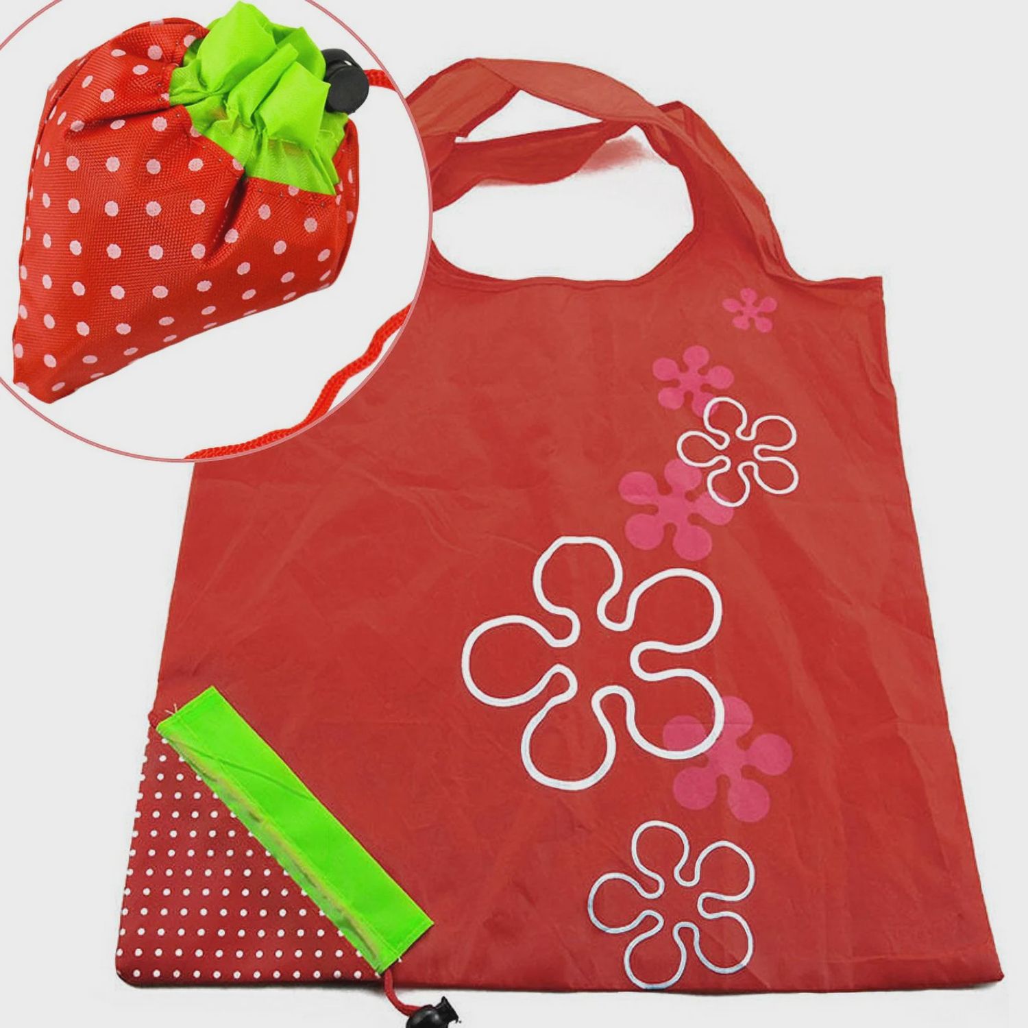 Reusable Strawberry Shaped Bag