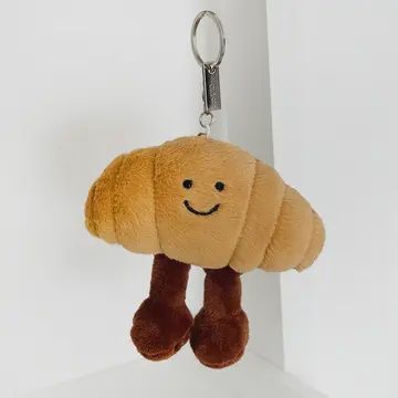 Plush Croissant Bag Charm