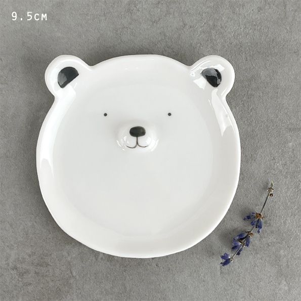 Animal Face Trinket Dish, ANIMALS: Bear