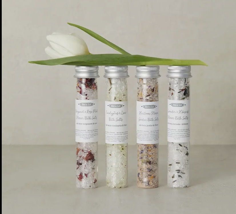 BATH SALT VIALS - BERGAMOT