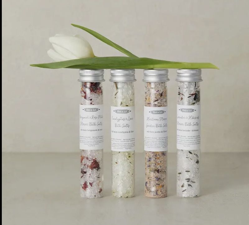 BATH SALT VIALS - BERGAMOT