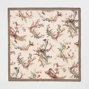 TOILE DE JOUY OLIVE GREEN SCARF