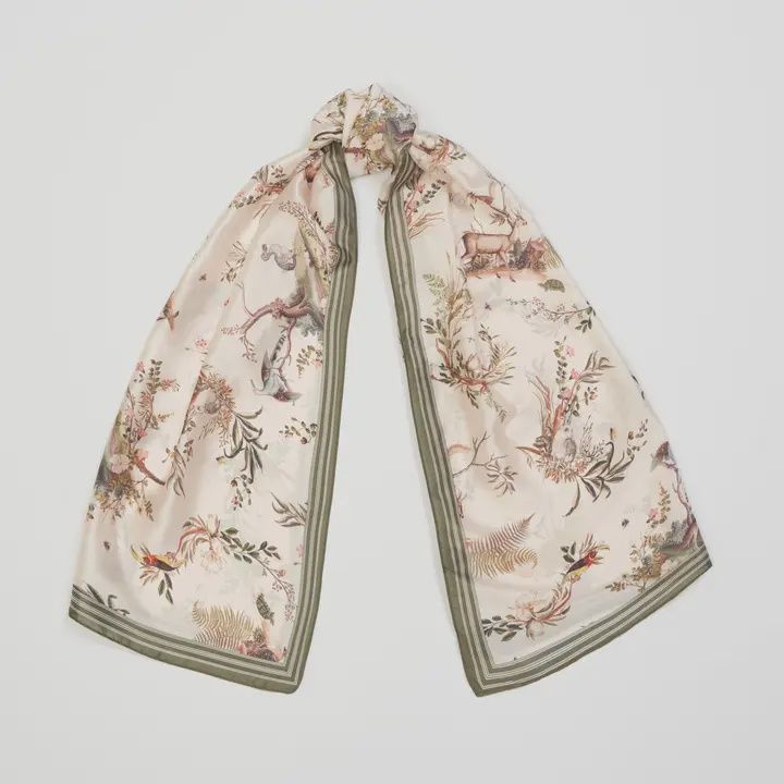 WONDERLAND TOILE SILKY SCARF