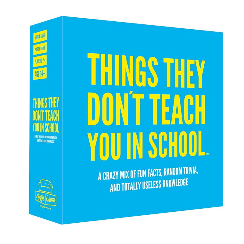 THINGS THEY DONT TELL YOU IN SCHOOL GAME