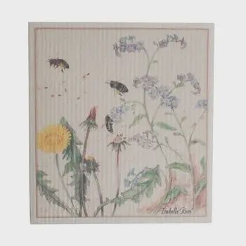 Dish Cloth Bees 17x20 cm Isabelle Rose
