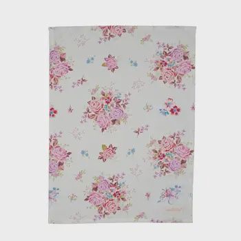 TEA TOWEL ROSE COTTON
