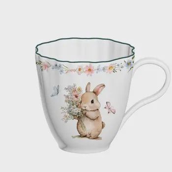 VINTAGE SPRIGNG BUNNY MUG