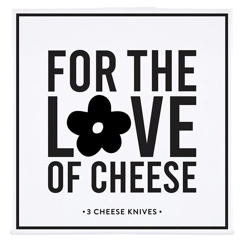 For The Love Of Cheese Book Box Knife Set