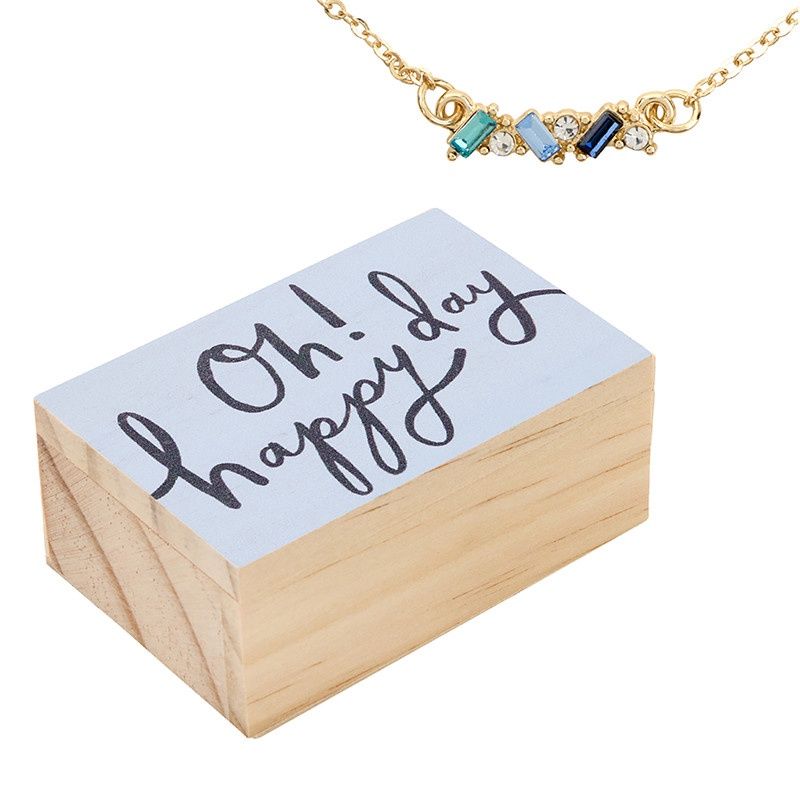 Santa Barbra Boxed Necklace, DESIGN: Oh Happy Day