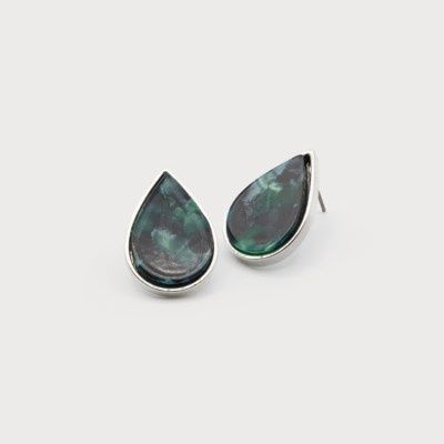 resin teardrop earrings