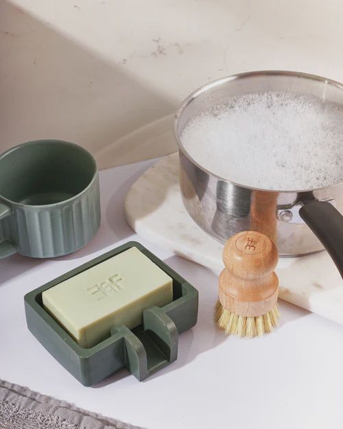 CONCRETE DISH SOAP HOLDER