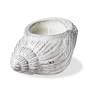 WHITE SHELL CITRONELLA CANDLE