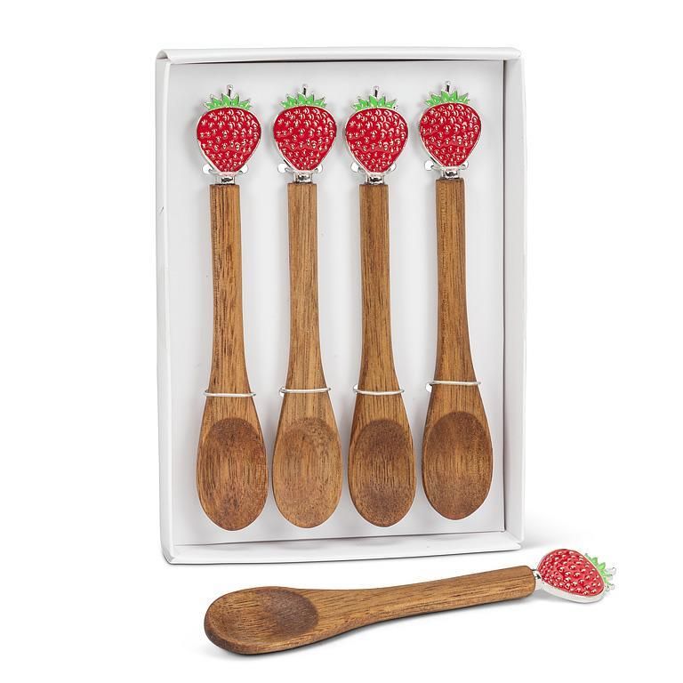 Strawberry Wooden Spoon