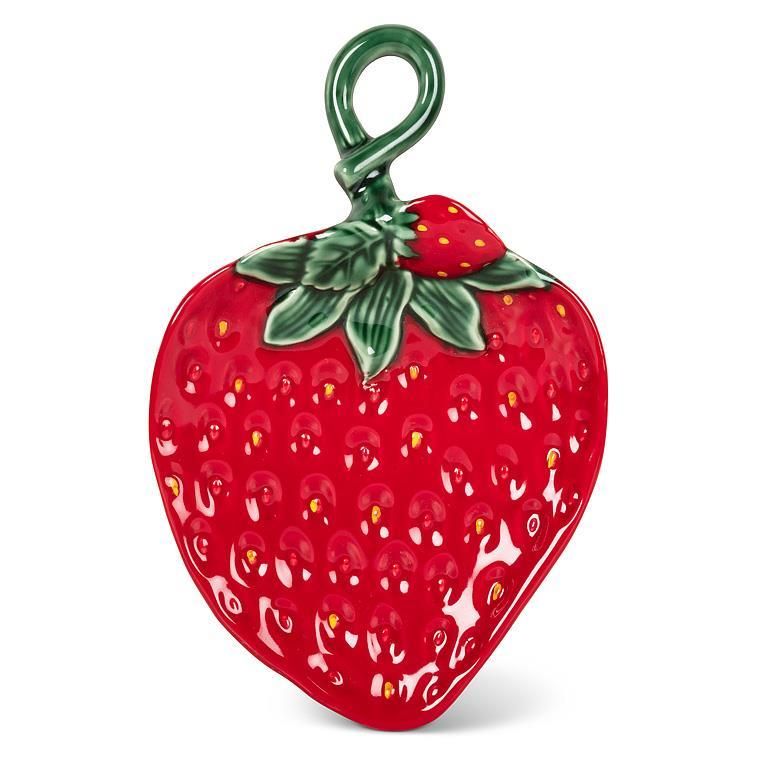 Ceramic Strawberry Plate