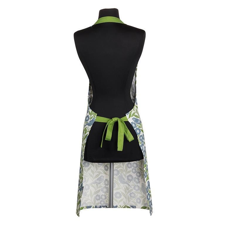 Birds &amp; Leaves Cotton Apron