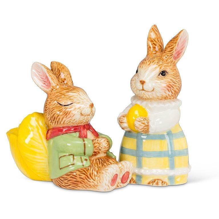 Spring Bunnies Salt &amp; Pepper Shakers