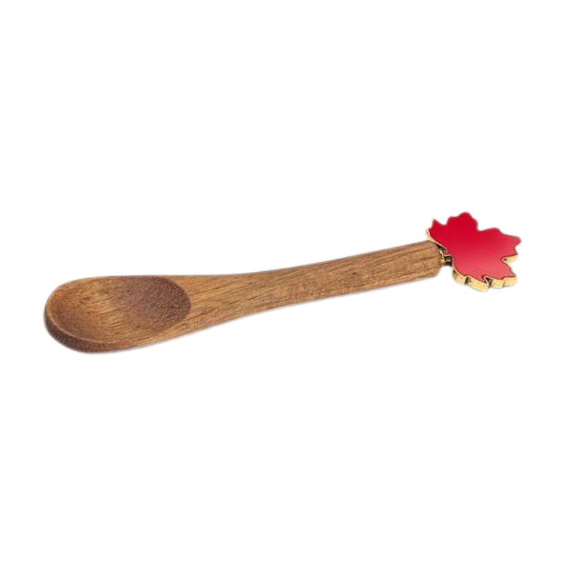 Maple Leaf Wooden Spoon