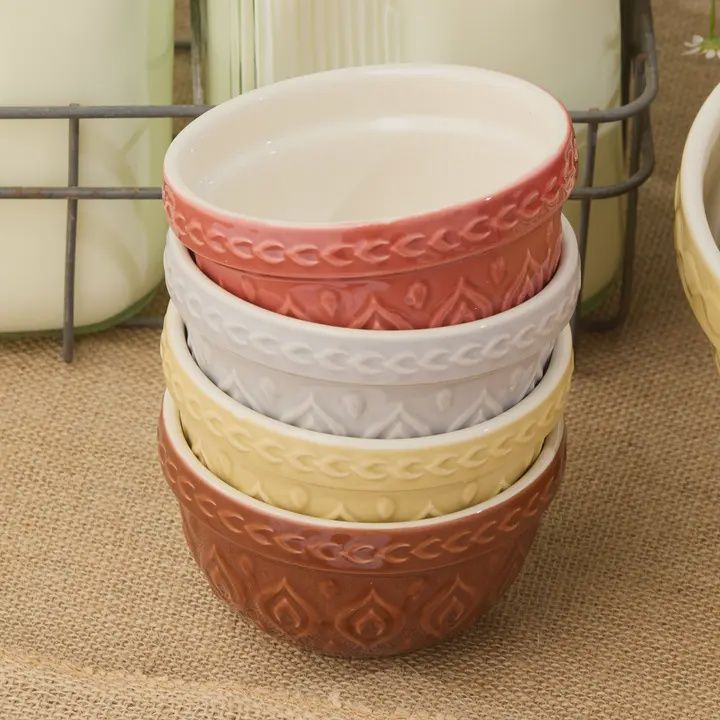 Vintage Farm Stoneware Bowls 4.5" 10 oz