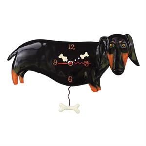 Allen Designs Dachshund Pendulum Clock