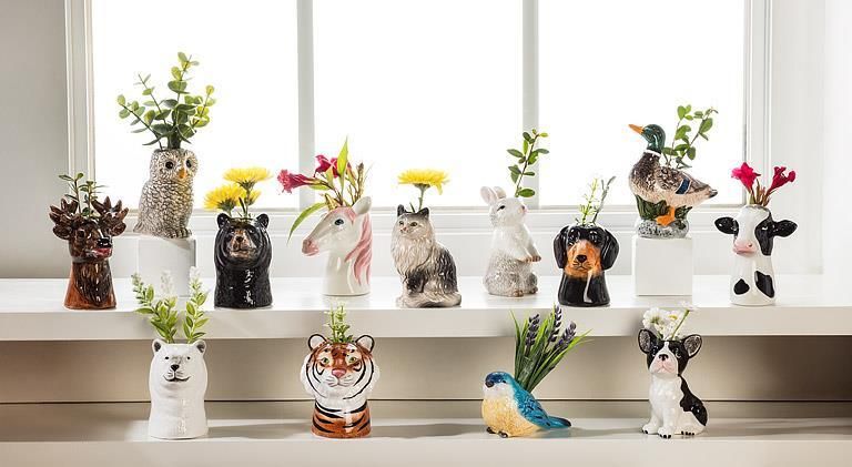 Mini Animal Vase Assorted