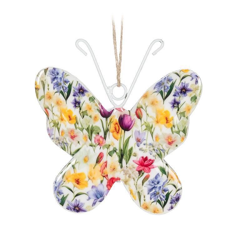 Floral Butterfly Ornament