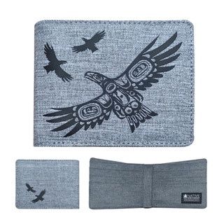 Eagle Crosshatch Wallet
