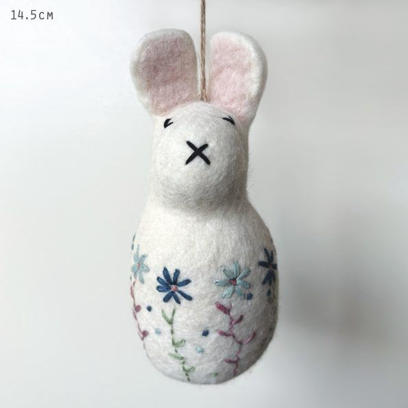 Plump Embroidered Rabbit