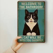 Welcome to the Bathroom Sign