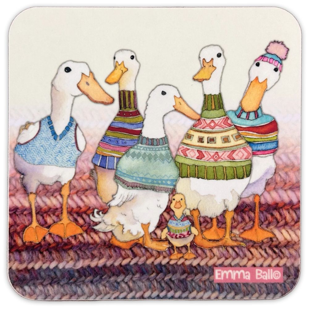 Dapper Ducks Single Coaster