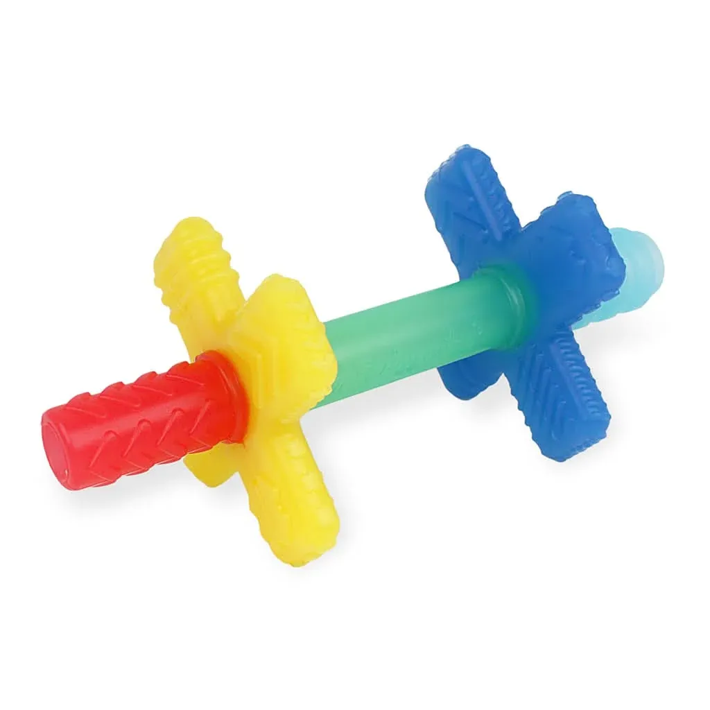 Teensy Tubes Teether, Color: Rainbow