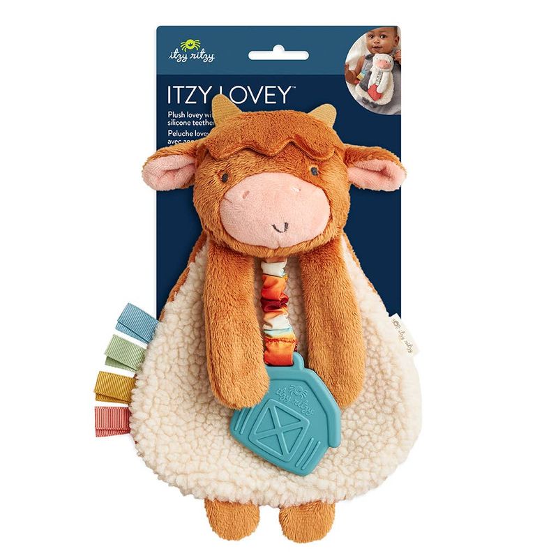 Itzy Lovey Plush and Teether Toy Assorted
