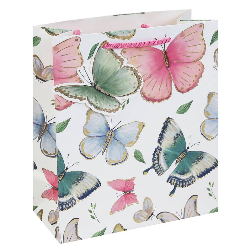 White Kraft Butterfly Bag Medium