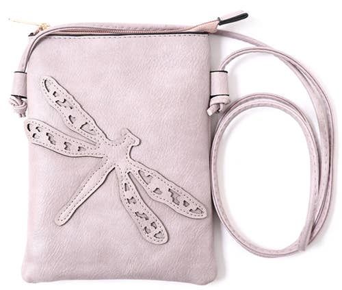 Purple - Dragonfly Crossbody Bag