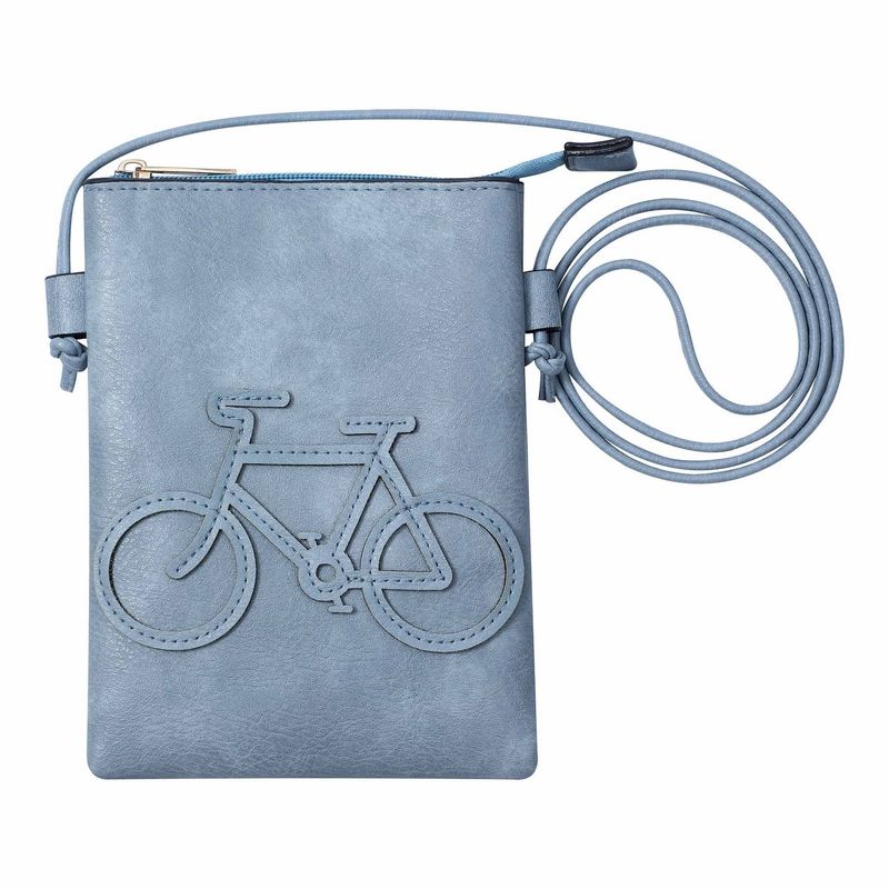 Crossbody Cellphone Bag Bicycle Blue