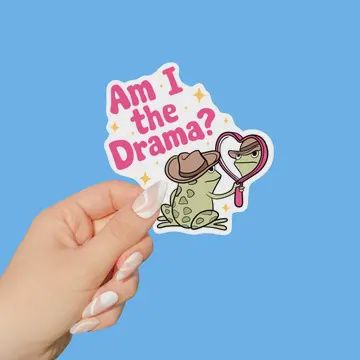 Am I the Drama Sticker