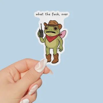 WTF Sticker