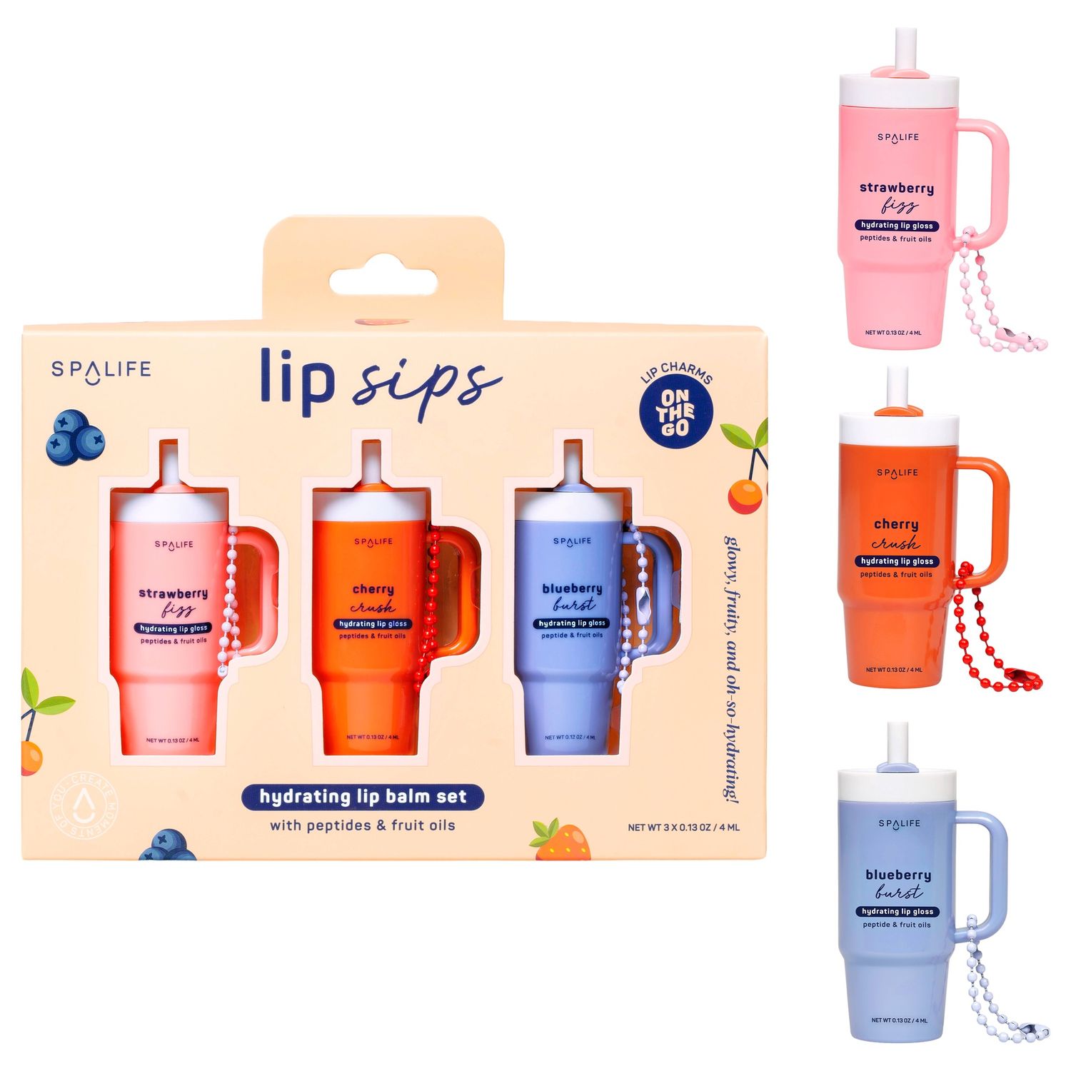 Lip Balm Gift Set | Spring Self Care Gift Basket Filler
