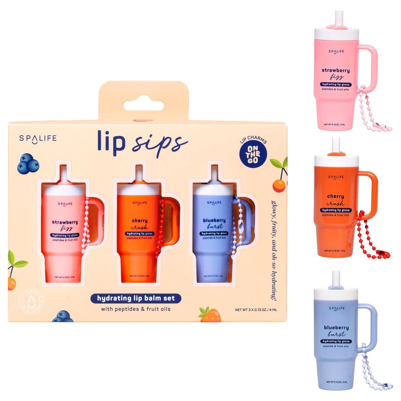 Lip Balm Gift Set | Spring Self Care Gift Basket Filler