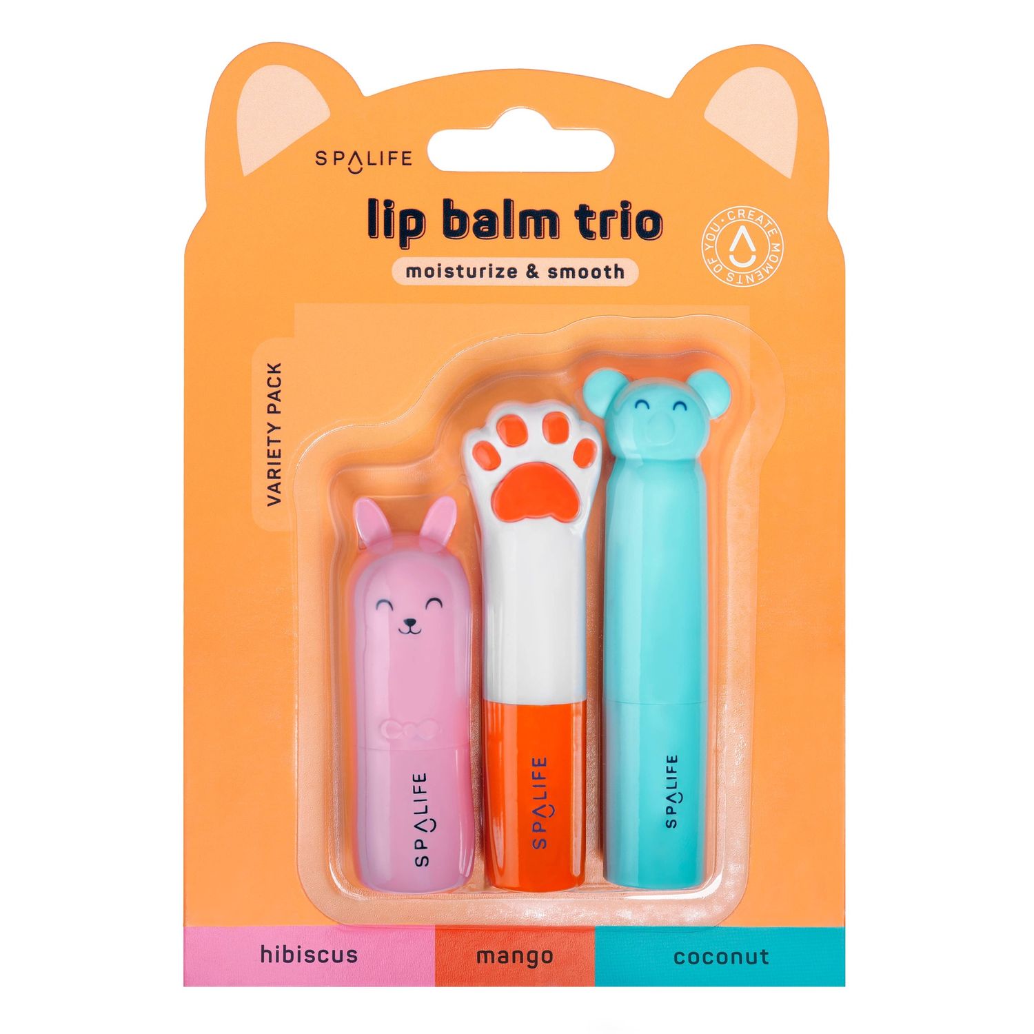 Moisturize &amp; Smooth Lip Balm Trio Variety Pack - 3 Pk
