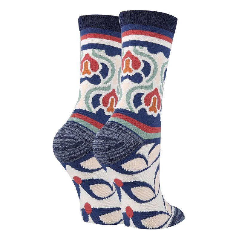Deco Terra | Women's Premium Bamboo Crew Socks