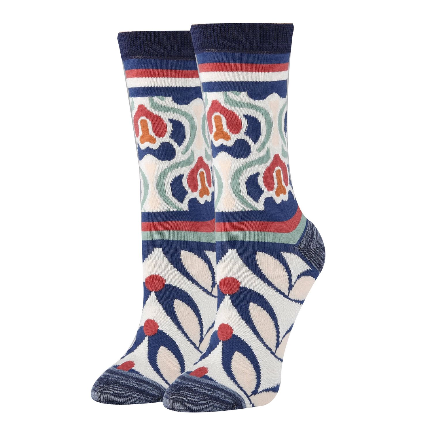 Deco Terra | Women's Premium Bamboo Crew Socks