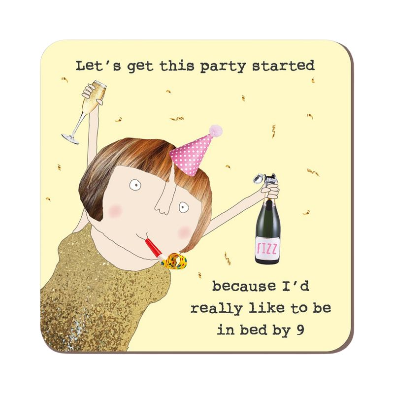 Rosie Party Started Coaster